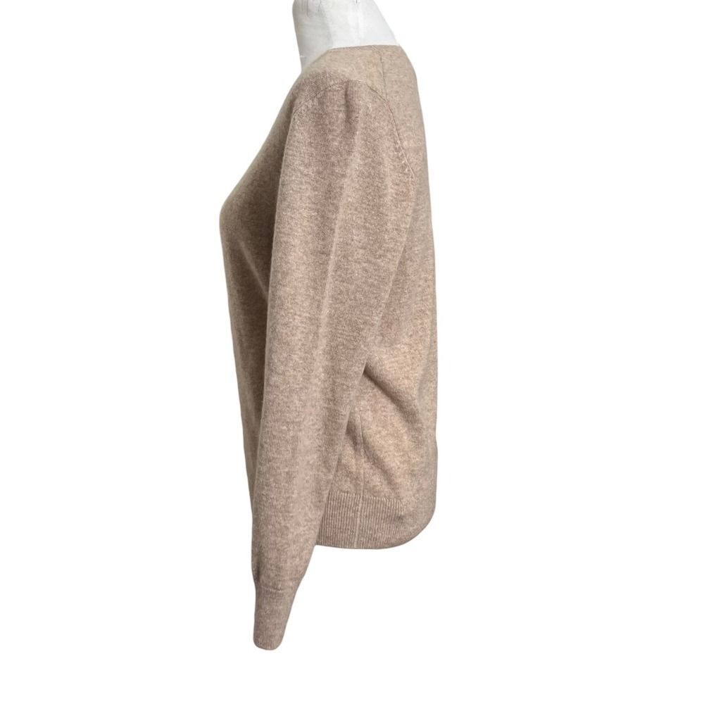 Quince Mongolian Cashmere Crewneck Sweater Women's Small Oatmeal Classic Work - Picture 4 of 9